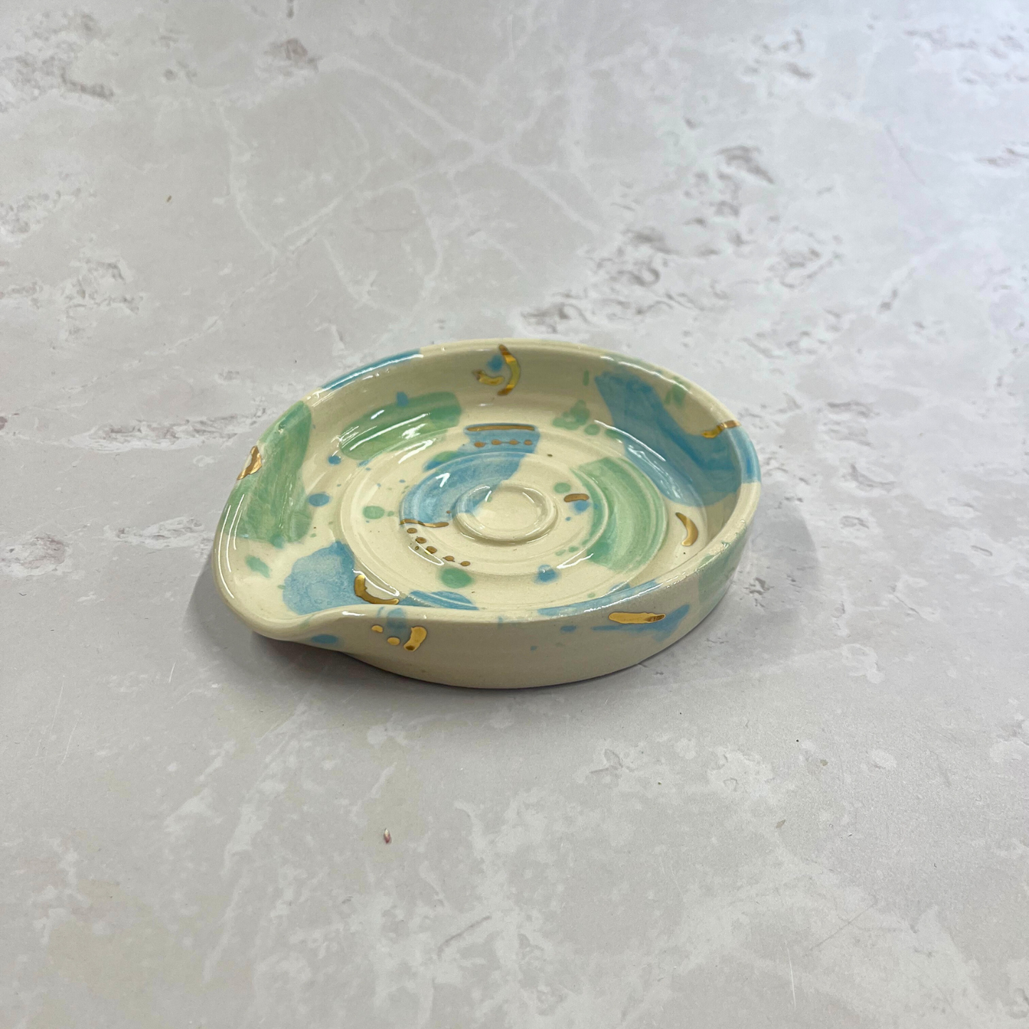 Sea Glass Spoon Rest