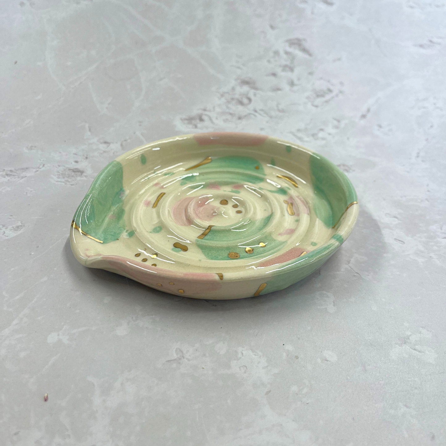 Sea Glass Spoon Rest