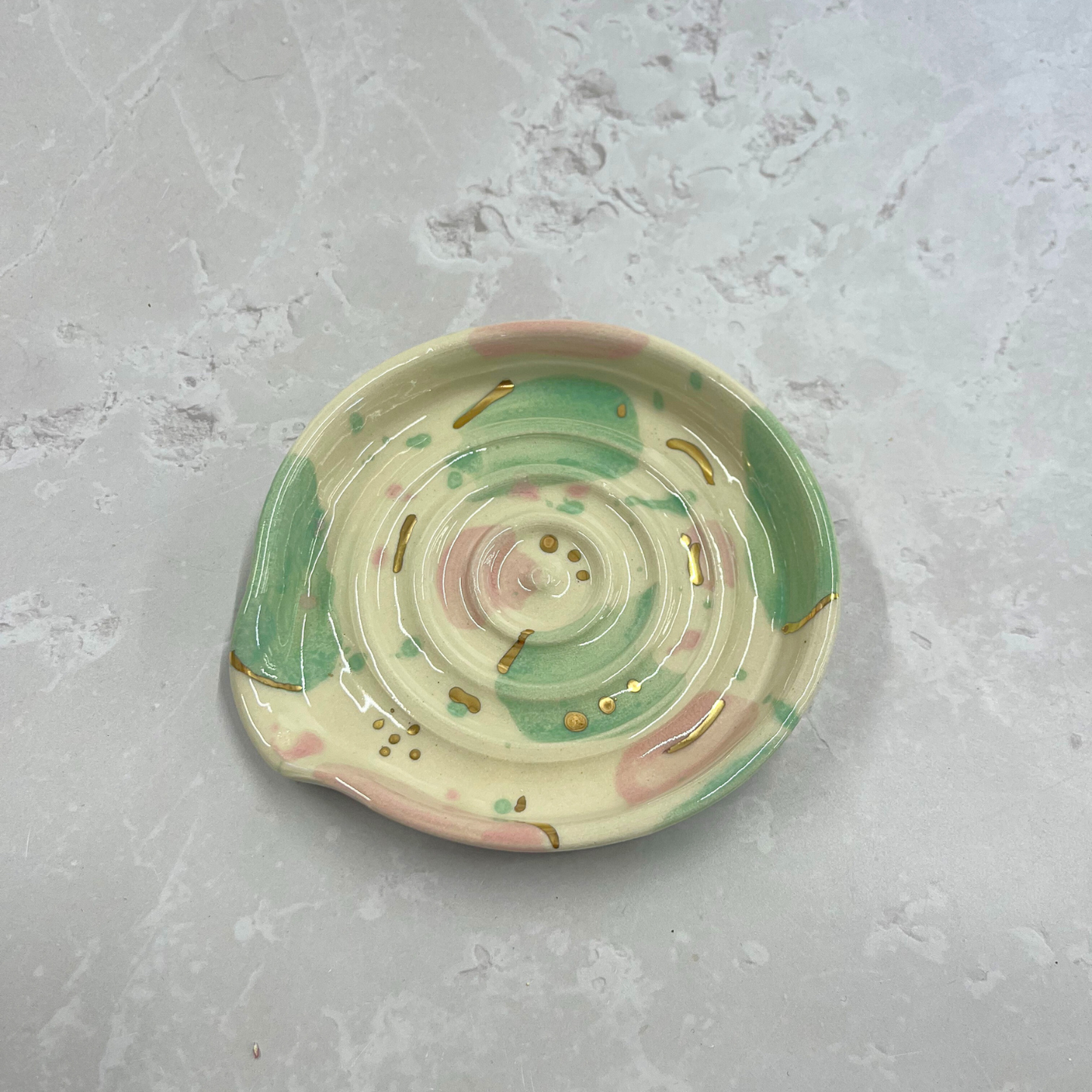 Sea Glass Spoon Rest