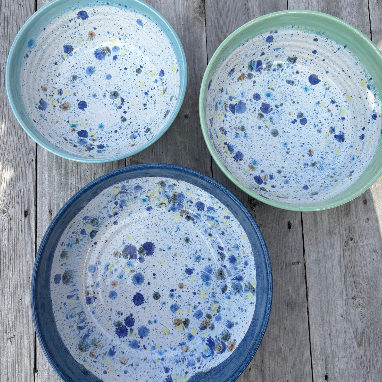 Ella Fletcher Designs Handmade Ceramic Bowls Serving Set
