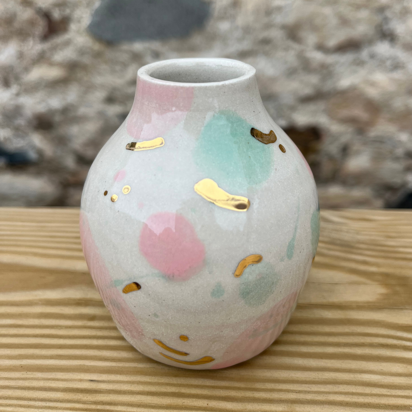 Ella Fletcher Designs Handmade Ceramic Bud Vases Seaglass