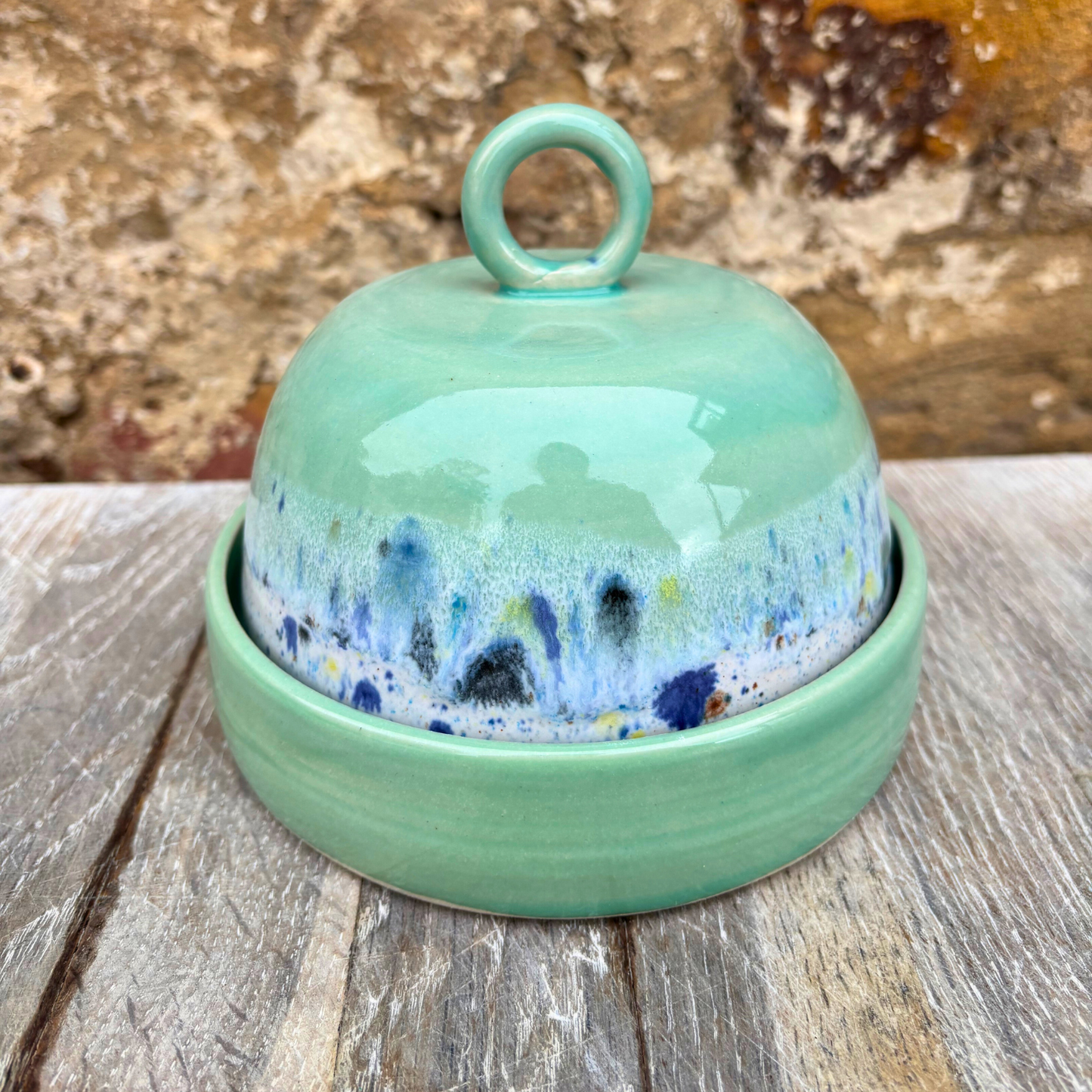 Handmade butter dish
