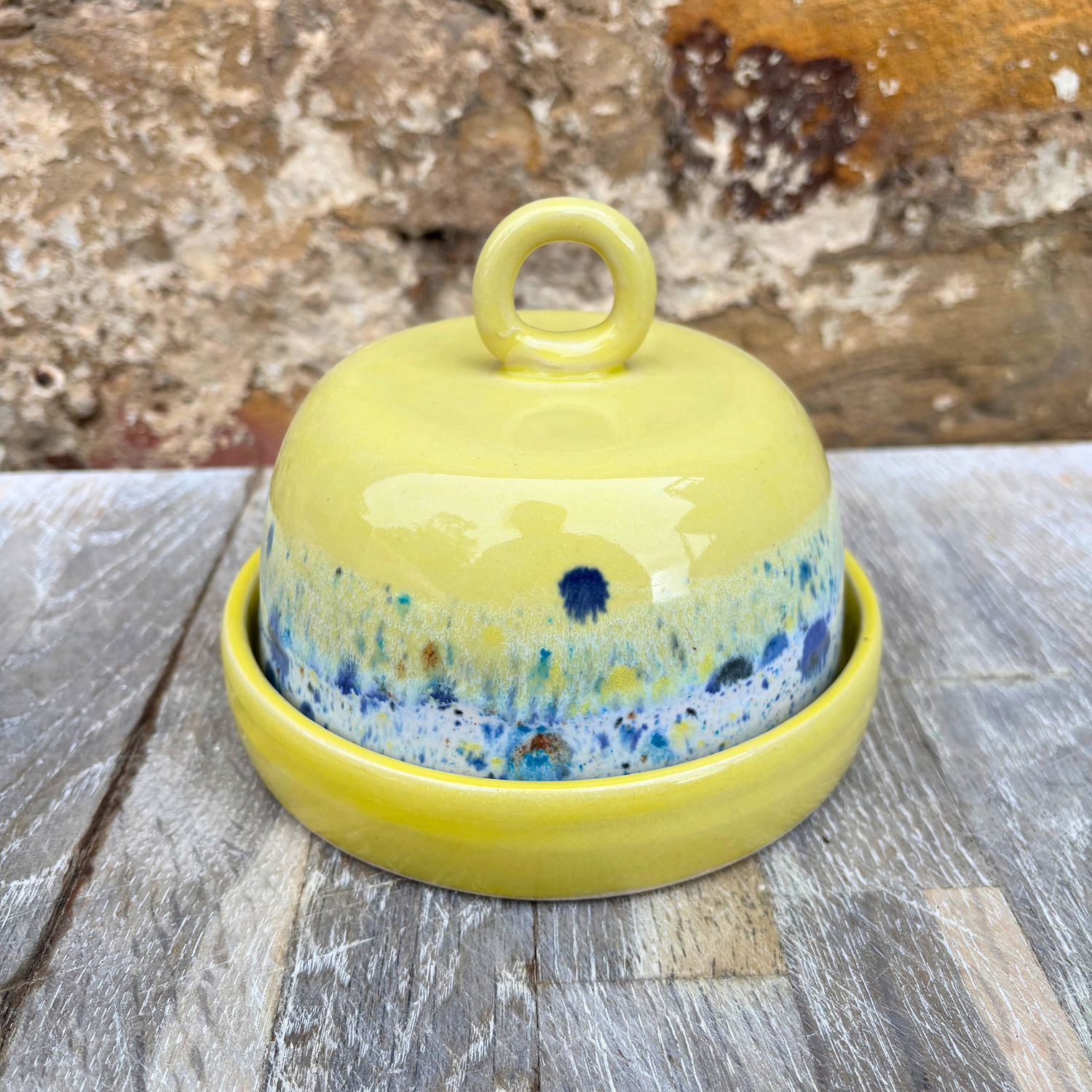 Handmade butter dish