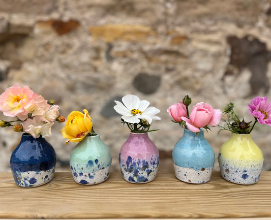 Ella Fletcher Designs Handmade Ceramic Bud Vases Shoreline