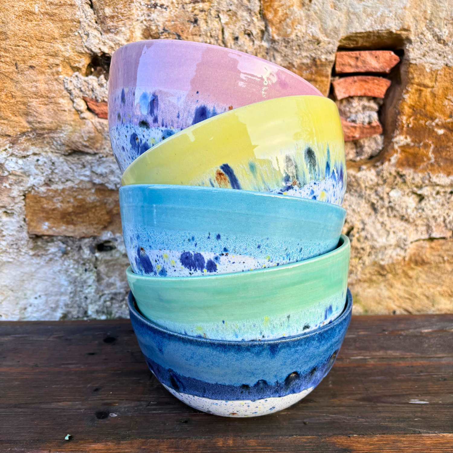 Ella Fletcher Designs Handmade Ceramic Ramen Bowls shoreline range