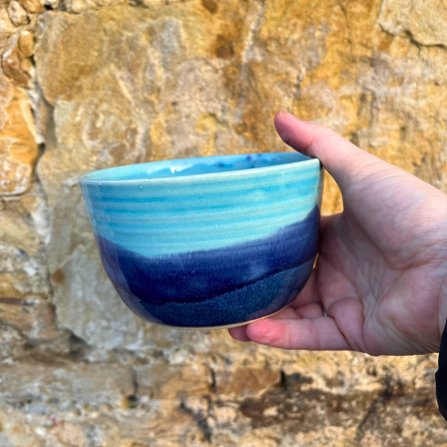 Ella Fletcher Designs Handmade Ceramic small bowl landscape design
