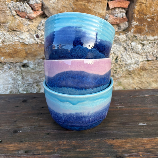 Ella Fletcher Designs Handmade Ceramic small bowl landscape design