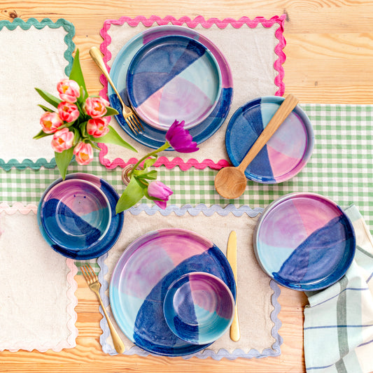 Ella Fletcher Designs Handmade Ceramic Table Scape with Landscape 