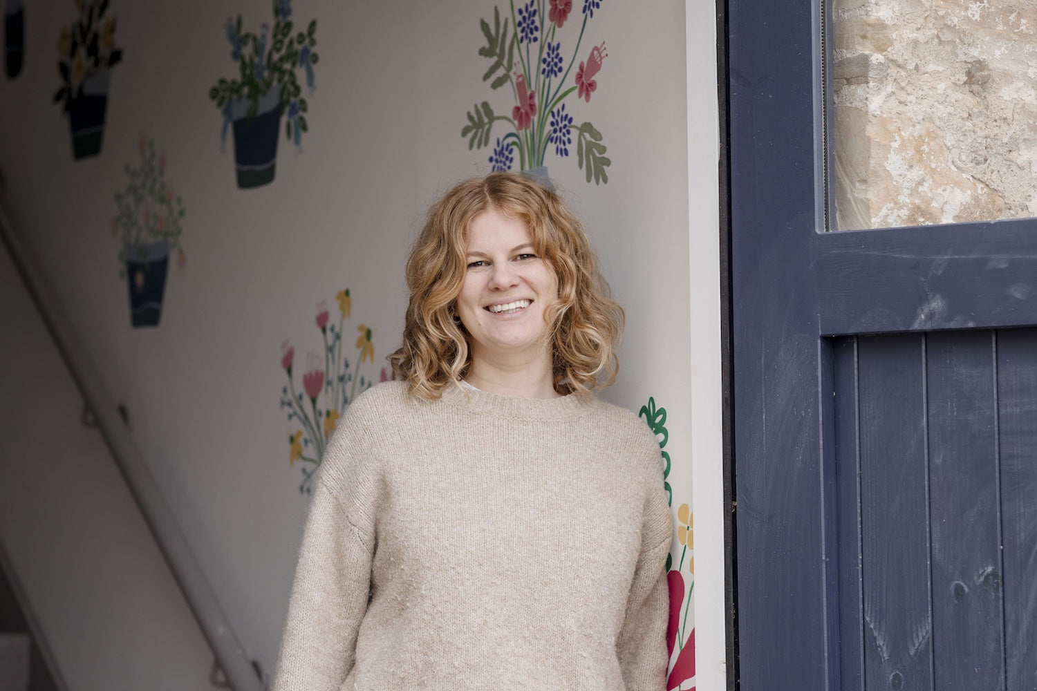 Ella Fletcher Designs Handmade Ceramics portrait of Ella in Doorway