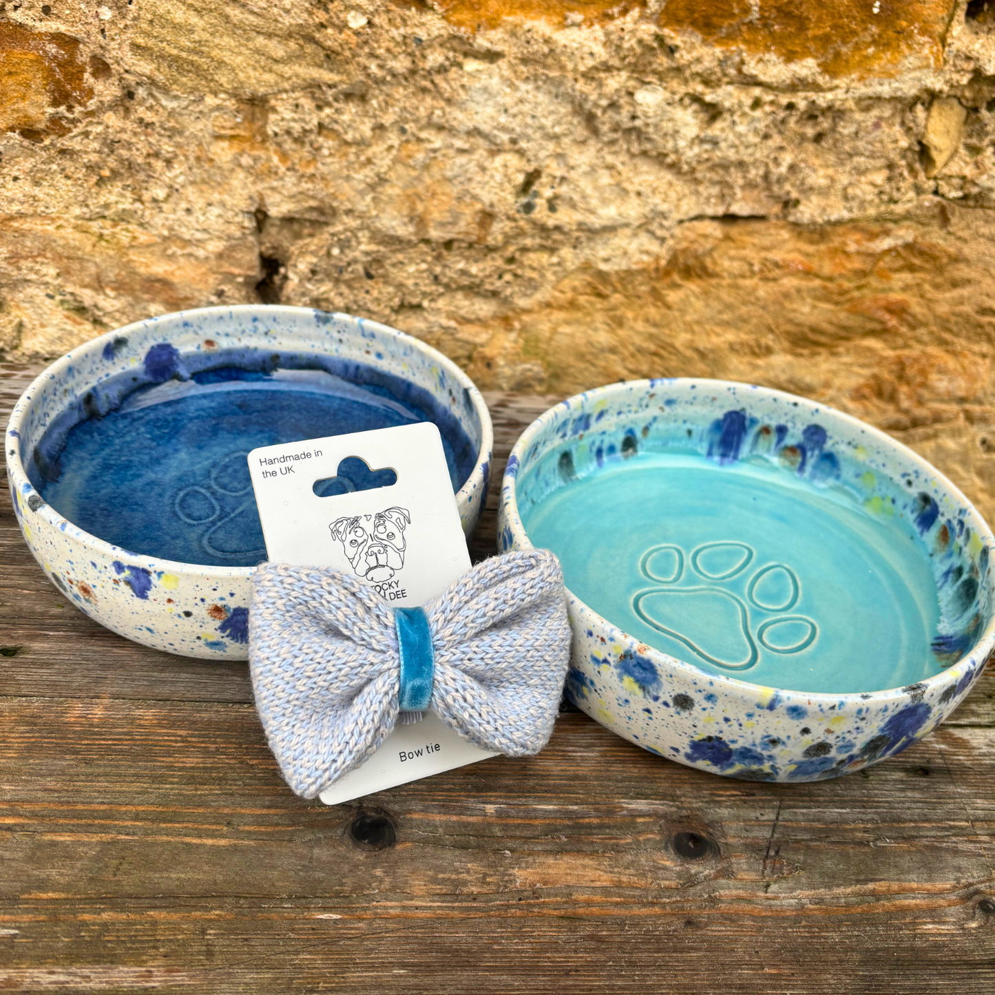 Shoreline Dog Bowl Gift Set