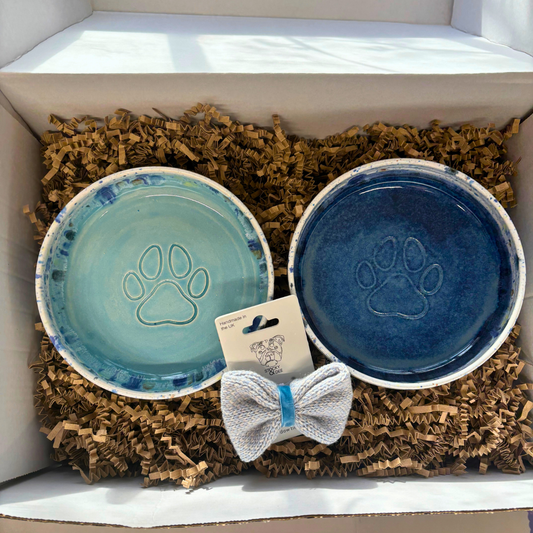 Shoreline Dog Bowl Gift Set