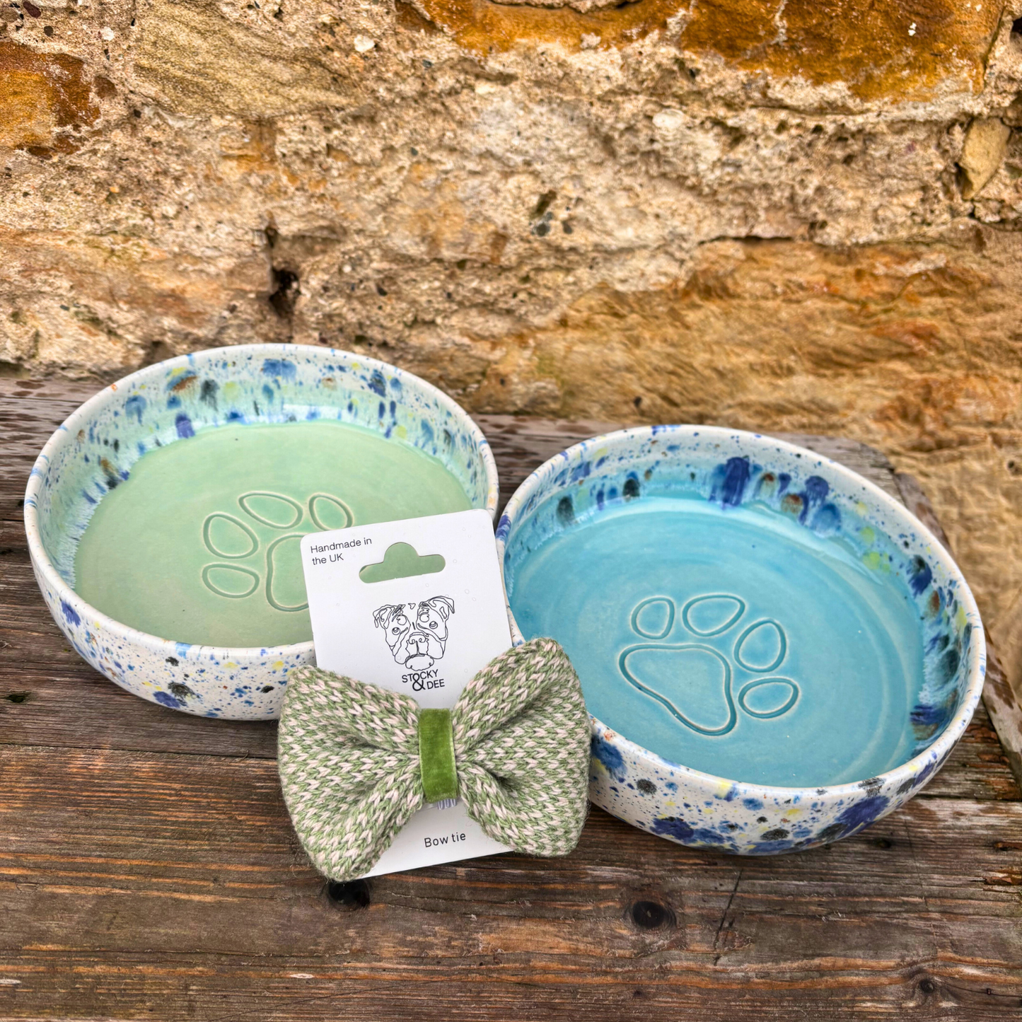 Shoreline Dog Bowl Gift Set