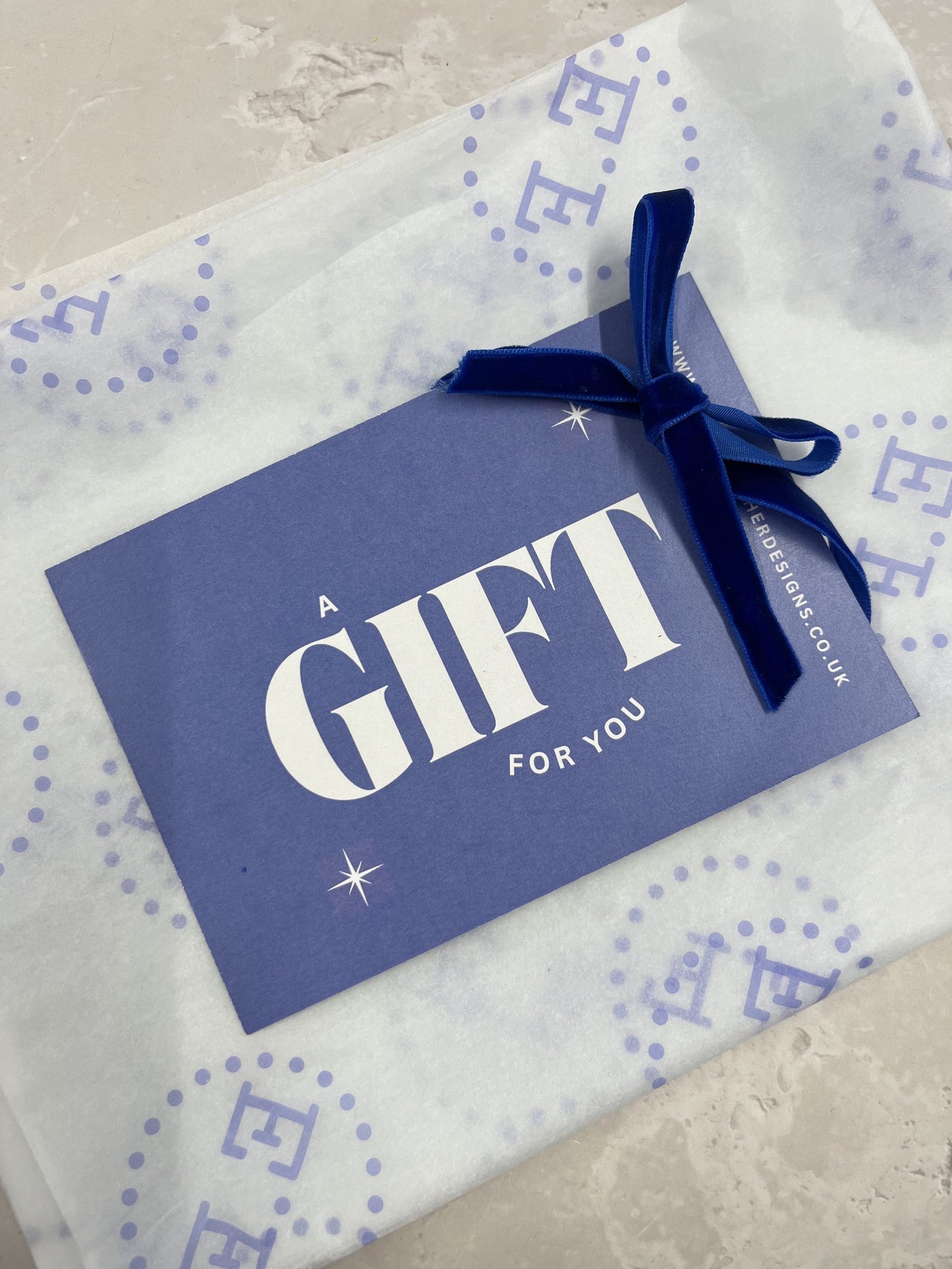 Traditional in-the-post Gift Card